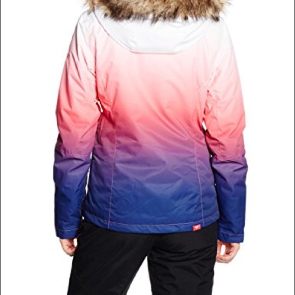 ombre ski jacket